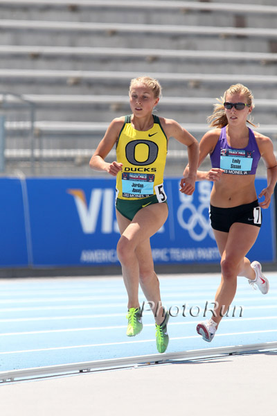 Sisson over Hasay in USA Junior 3,000 meters, by USATF, note by