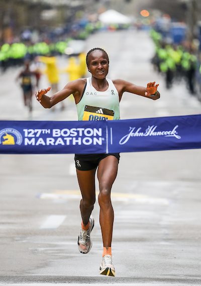 Distance runner Hellen Obiri is moving thousands of miles from her home in  Kenya to pursue her marathon ambitions