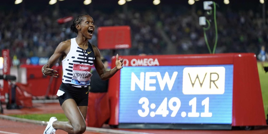 Faith Kipyegon Breaks The Women's 1500m World Record In An Evening Of ...