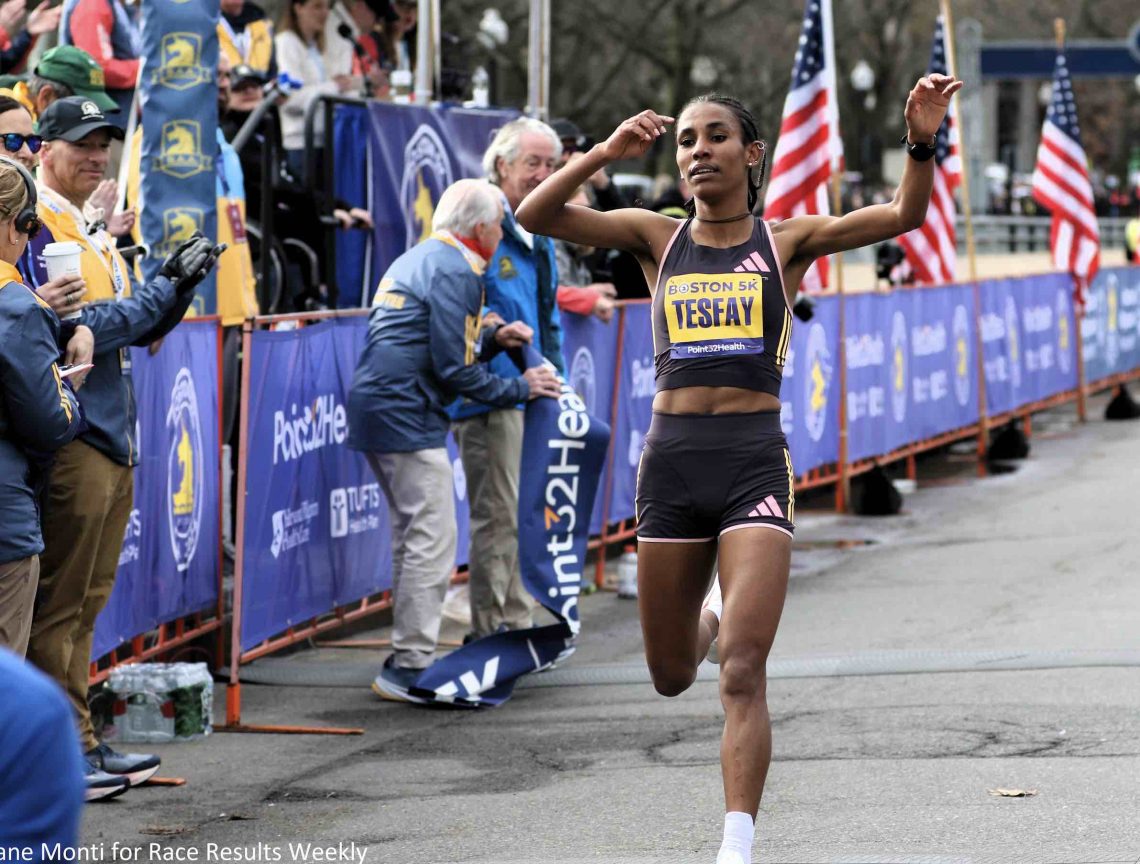 TEARE, TESFAY WIN BOSTON 5-K TO KICK OFF MARATHON WEEKEND - runblogrun