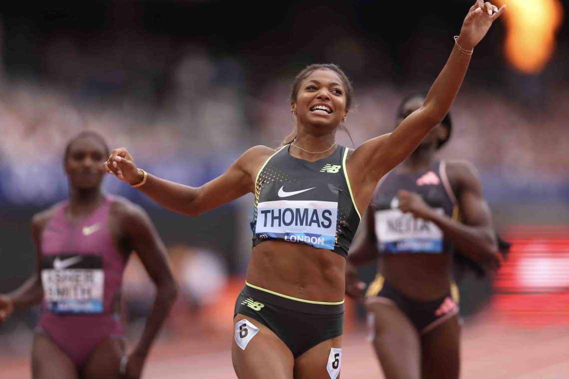 Gabby Thomas Master of Science, Mistress of sprinting runblogrun